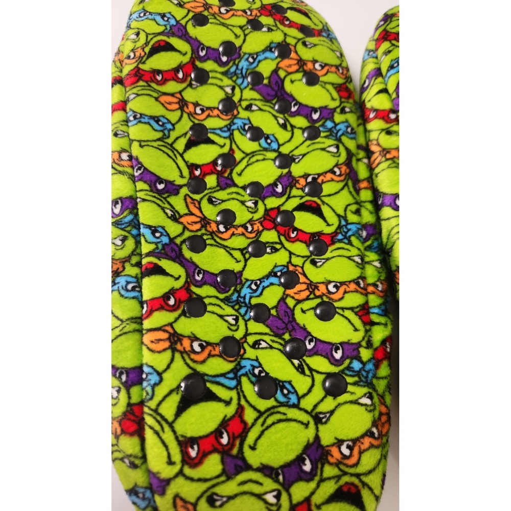 Nickelodeon TMNT Teenage Mutant Ninja Turtles‎ Mens 10/12 Slipper Socks Fleece L - Picture 4 of 7